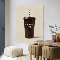 Wandkleed My Milkshake Brings in maat en frame naar keuze