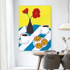 Wandkleed Nata Afternoon in maat en frame naar keuze