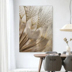 Wandkleed Natuurlijke Abstractie in maat en frame naar keuze