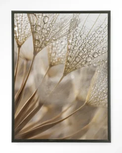 Wandkleed Natuurlijke Abstractie in maat en frame naar keuze