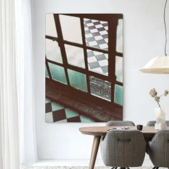 Wandkleed No Squaring @ My Door in maat en frame naar keuze