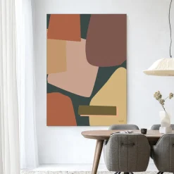 Wandkleed Nuance in maat en frame naar keuze