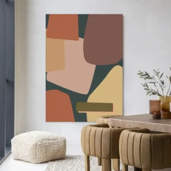 Wandkleed Nuance in maat en frame naar keuze