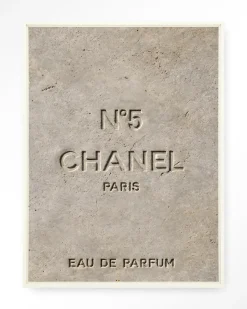 Wandkleed Number 5 in maat en frame naar keuze