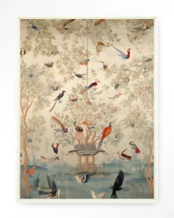 Wandkleed Oriental Day in maat en frame naar keuze