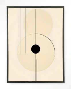 Wandkleed Osaka in maat en frame naar keuze