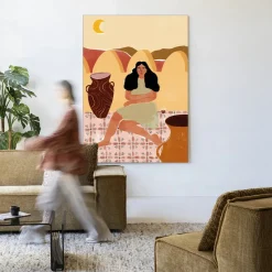 Wandkleed Paradise Found in maat en frame naar keuze