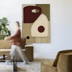 Wandkleed Polished in maat en frame naar keuze