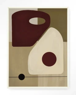 Wandkleed Polished in maat en frame naar keuze