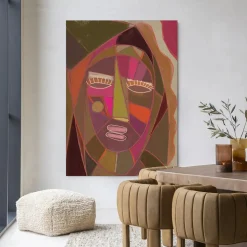 Wandkleed Quamatcha in maat en frame naar keuze