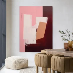 Wandkleed Red Fields in maat en frame naar keuze