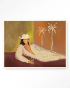 Wandkleed Relaxing Day in maat en frame naar keuze