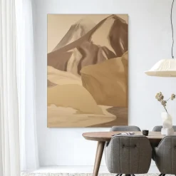 Wandkleed Rocky Mountain in maat en frame naar keuze