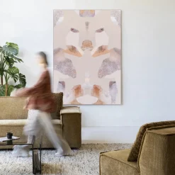 Wandkleed Sand Fox in maat en frame naar keuze