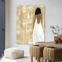 Wandkleed She Opened Her Heart in maat en frame naar keuze