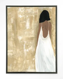 Wandkleed She Opened Her Heart in maat en frame naar keuze