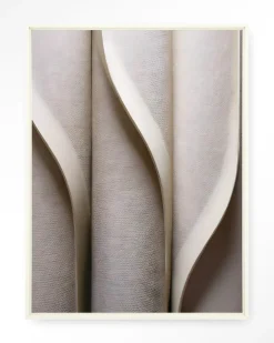 Wandkleed Silent Waves in maat en frame naar keuze