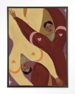 Wandkleed Stargazing in maat en frame naar keuze