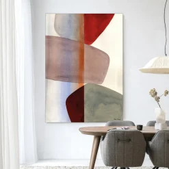 Wandkleed Stones in maat en frame naar keuze