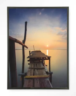 Wandkleed Sun Shy Cirebon in maat en frame naar keuze