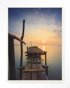 Wandkleed Sun Shy Cirebon in maat en frame naar keuze