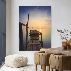 Wandkleed Sun Shy Cirebon in maat en frame naar keuze