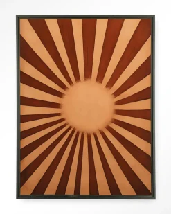 Wandkleed Sunny Side in maat en frame naar keuze