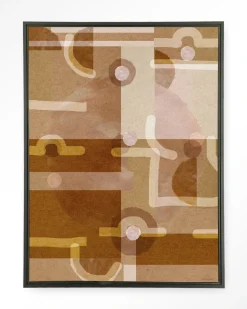 Wandkleed Terra Universe in maat en frame naar keuze