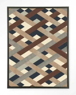 Wandkleed Timber in maat en frame naar keuze