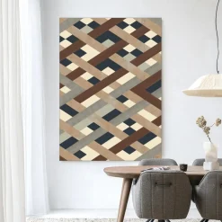 Wandkleed Timber in maat en frame naar keuze