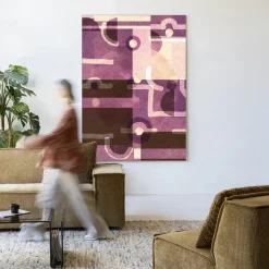 Wandkleed Tribal Universe in maat en frame naar keuze