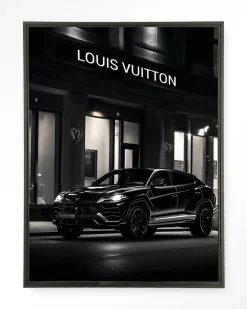 Wandkleed Urus LV in maat en frame naar keuze