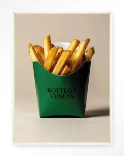 Wandkleed Veneta Fries in maat en frame naar keuze