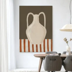 Wandkleed Vivid Vase 06 in maat en frame naar keuze