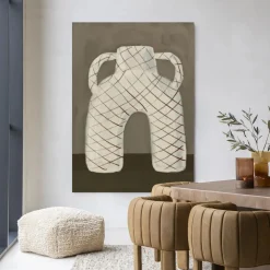 Wandkleed Vivid Vase 05 in maat en frame naar keuze