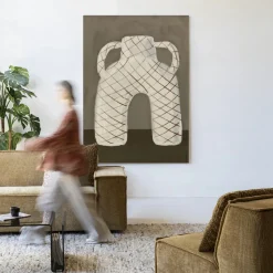 Wandkleed Vivid Vase 05 in maat en frame naar keuze