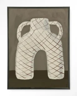 Wandkleed Vivid Vase 05 in maat en frame naar keuze