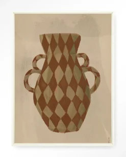 Wandkleed Vivid Vase 08 in maat en frame naar keuze