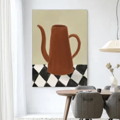 Wandkleed Vivid Vase 02 in maat en frame naar keuze