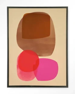 Wandkleed Warm Haze in maat en frame naar keuze