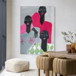 Wandkleed We Are Family in maat en frame naar keuze