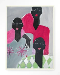 Wandkleed We Are Family in maat en frame naar keuze