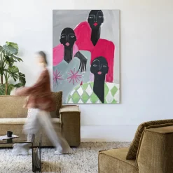 Wandkleed We Are Family in maat en frame naar keuze