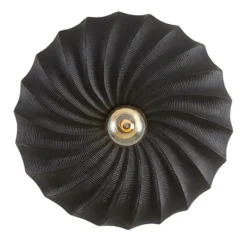 Wandlamp Bapato kleur Mat Zwart