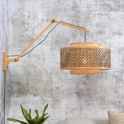 Wandlamp Bhutan 50cm, Bamboe