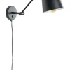 Wandlamp Bret kleur Zwart