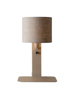 Wandlamp Florence Met plankje en USB, kleur Zand