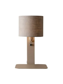 Wandlamp Florence Met plankje en USB, kleur Zand