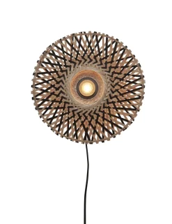 Wandlamp Kalimantan Bamboe, 30cm