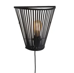 Wandlamp Merapi Bamboe, 30cm